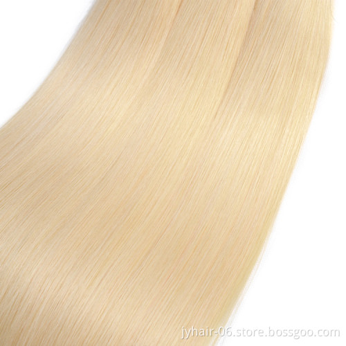 613 Blonde hair bundles Wholesale virgin Russian Blonde human Hair extension